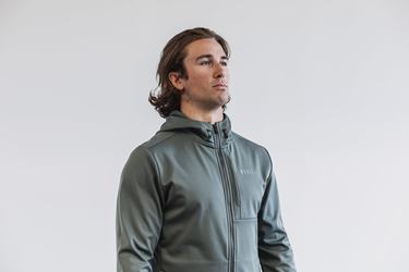 Nobull Softshell Men's Jackets Olive | Australia (IQ4613)